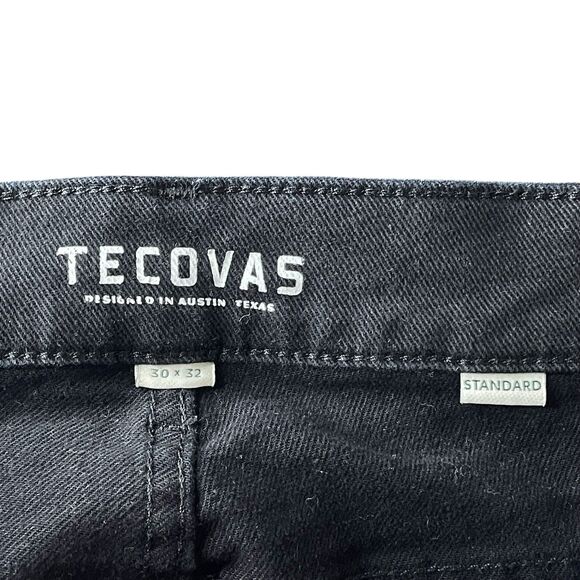 Tecovas Jeans Men's 30 x 32(30.5”) Black Standard Stretch Denim Western Straight - Picture 5 of 7